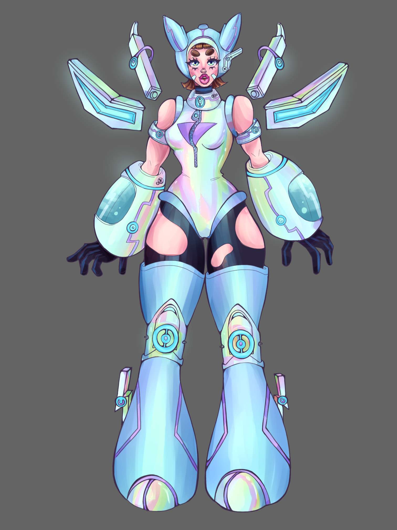 Cybercore Girl illustration