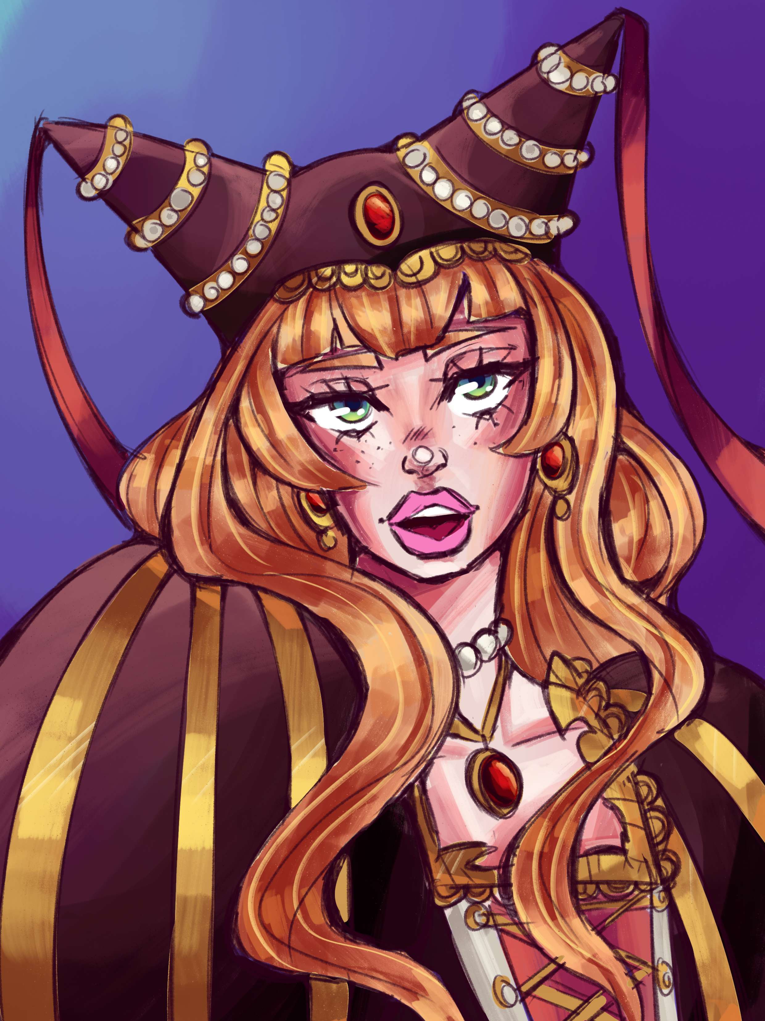 Portrait Delia illustration